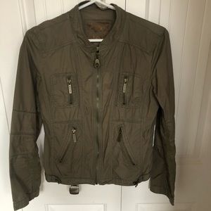 Michael Kors Army Green Jacket - Size 6